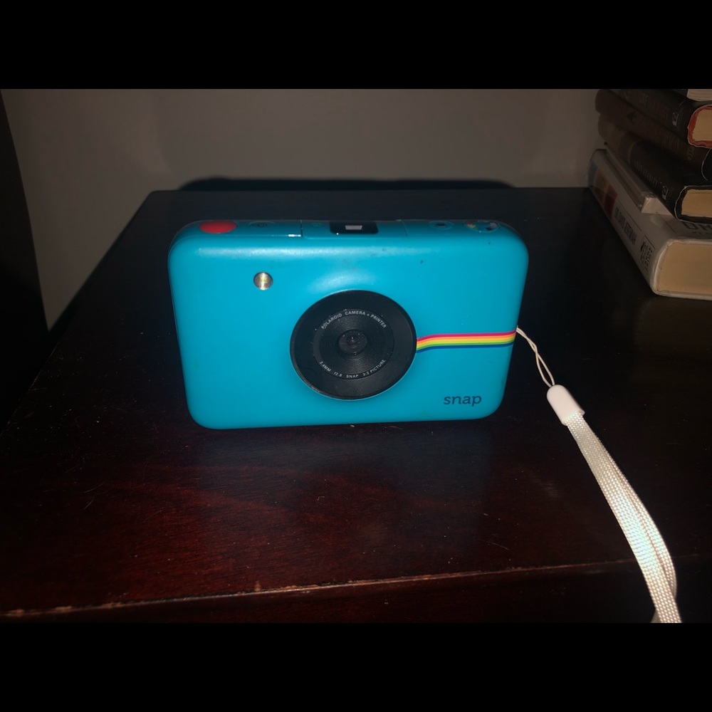 Polaroid blue only used once